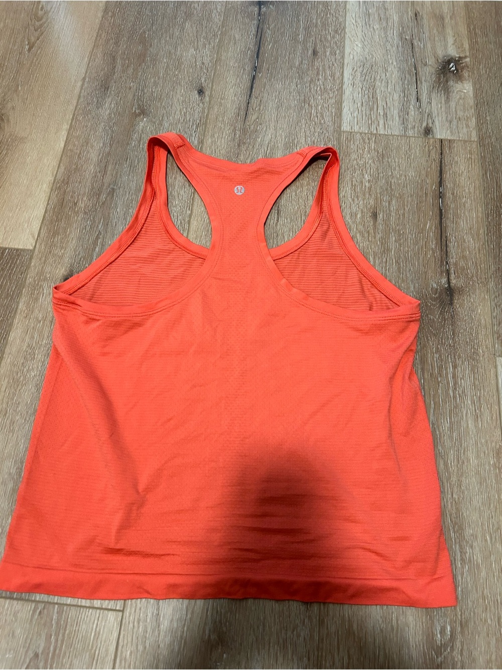 lululemon athletica Women's Red/Orange Racerback Tank Top